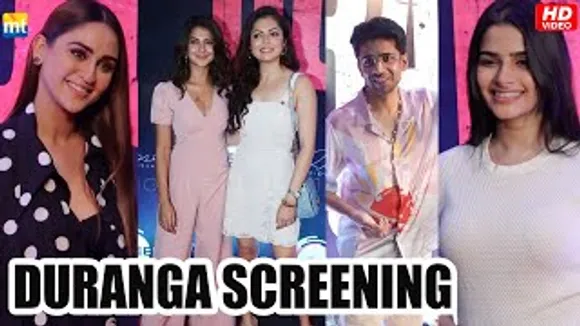 Jennifer Winget, Drashti Dhami, Gulshan Devaiah, Nakuul Mehta And Others At 'Duranga' Screening