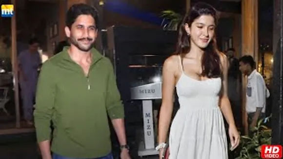 Laal Singh Chaddha's actor Naga Chaitanya, HOTTEST Shanaya Kapoor at Restaurant