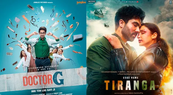 Ayushmann Khurrana And Rakul Preet's 'Doctor G' Sets Off Clash With Harrdy Sandhu And Parineeti Chopra's 'Code Name Tiranga'