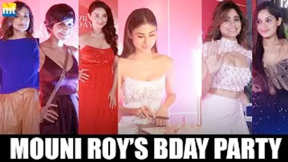 Mouni Roy Looks Sexy in Neckline Mini Dress At Her Birthday Bash Along With Shamita Shetty, Jannat Zubair, Sriti Jha And Other Celebs