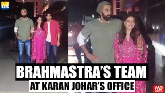 PREGNANT Alia Bhatt, Shiva Ranbir Kapoor & Ayan Mukerji at Karan Johar's office