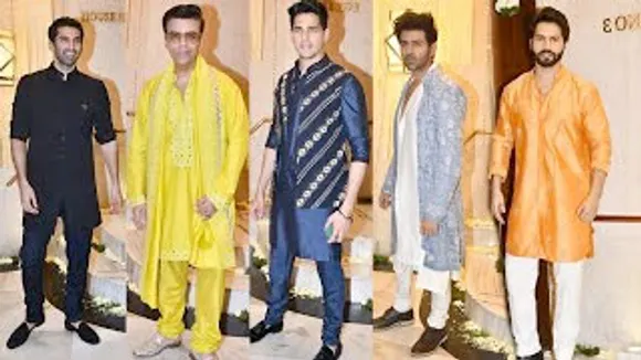 Kartik Aaryan, Varun Dhawan, Sidharth Malhotra, Karan Johar, Aditya Roy Kapur And Others At Manish Malhotra Diwali Bash