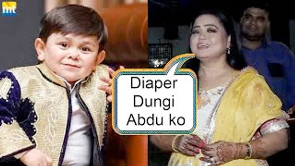 Bharti Singh wants to Give 'DIAPER' to Abdu Rozik in Bigg Boss house, shows Karwa Chauth's Mehendi