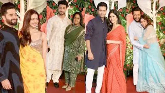 Katrina Kaif-Vicky Kaushal, Riteish Deshmukh-Genelia Deshmukh, Aayush Sharma-Arpita Khan Sharma, Rakul Preet Singh-Jackky Bhagnani At Ramesh Taurani's Grand Diwali Party