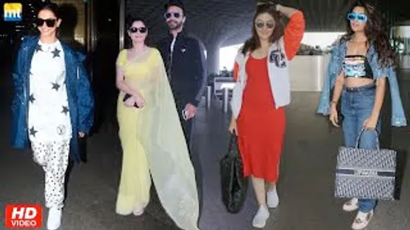 Deepika Padukone returns from Paris, Ankita Lokhande with Hubby Vicky Jain, Red Hot Shefali Jariwala Spotted At Airport