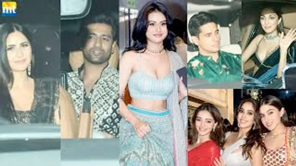 Katrina Kaif, Janhvi Kapoor, Sara Ali Khan, Ananya Panday, Kiara Advani, Nysa Devgn And Others Attend A Diwali Bash