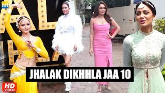 Jhalak Dikhhla Jaa 10 | Rubina Dilaik, Nia Sharma, Amruta Khanvilkar, Sriti Jha, Niti Taylor And Others On The Show Sets