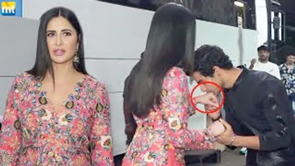 Ishaan Khatter KISSES Katrina Kaif's Hand At 'The Kapil Sharma Show' During 'Phone Bhoot' Promotion