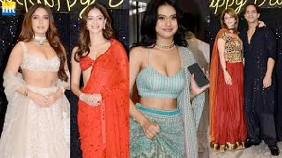 Nysa Devgn, Ananya Pandey, Bhumi Pednekar, Nargis Fakhri, Sussanne Khan And Others Attend Bhushan Kumar's Diwali Bash