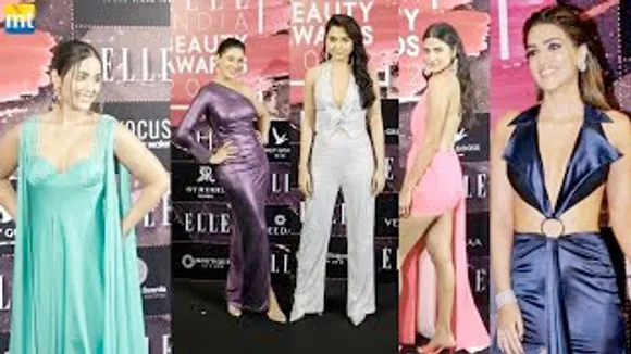 Kriti Sanon, Tejasswi Prakash, Hina Khan, Aahana Kumra in Backless Dress, Sai Tamhankar And Others At Elle Beauty Awards 2022