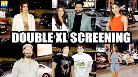 Rakul Preet Singh, Jackky Bhagnani, Rhea Chakraborty, Jimmy Shergill, Dino Morea And Others At 'Double XL' Screening