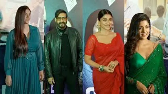 Ajay Devgn, Tabu, Shriya Saran, Ishita Dutta And Others At 'Drishyam 2' Premiere