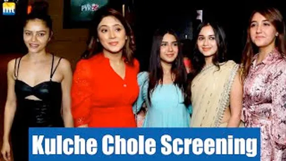 Jannat Zubair's Kulche Chole Screening With Rubina Dilaik, Ashnoor Kaur, Roshni Walia And Others