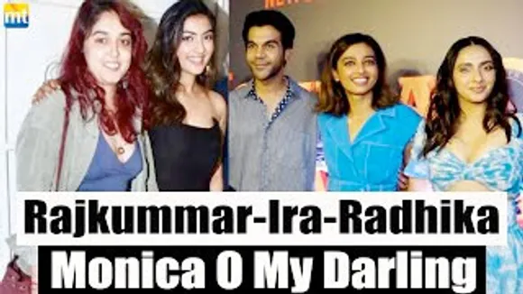 Aamir Khan's Daughter Ira Khan, Radhika Apte, Huma Qureshi, Rajkummar Rao And Others At 'Monica O My Darling' Screening