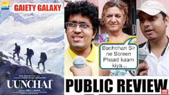 ''Bachchan Saab Ka Kaam, Screen Phaad Kaam Hai | Uunchai Public Review From Gaiety Galaxy