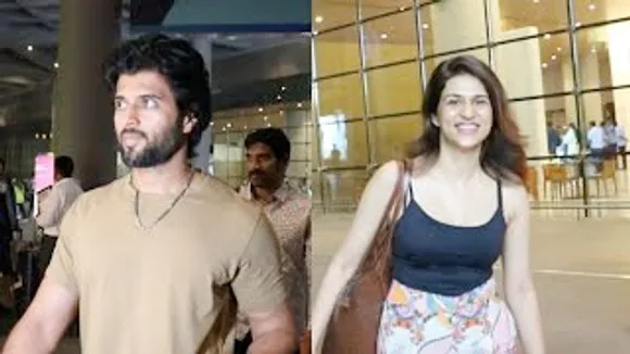 Vijay Deverakonda looks cool in casual, Shraddha Das & Singer Neeti Mohan at airport