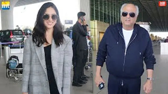 Yami Gautam heads to Goa for LOST premier at IFFI, Boney Kapoor, Jubin Nautiyal at the airport