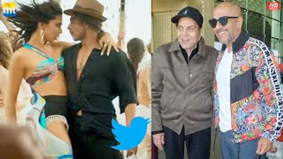 Pathaan Besharam Rang composer Vishal Dadlani leaves after Twitter fight with SRK Fans, Dharmendra Leaves for Ikkis Shoot