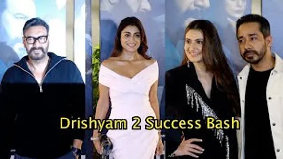 DRISHYAM 2 Success Bash | Ajay Devgn, Shriya Saran, Tabu, Abhishek Pathak With GF Shivaleekha Oberoi, Anupam Kher And Others - FULL VIDEO