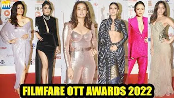 Bhumi Pednekar, Raveena Tandon, Surveen Chawla, Kritika Kamra, Amyra Dastur And Others At Filmfare OTT Awards 2022