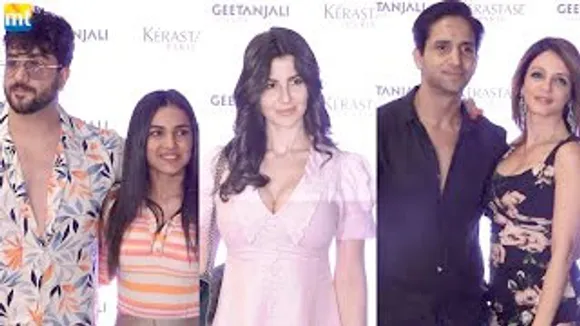 Sussanne Khan-Arslan Goni, Aly Goni-Jasmin Bhasin, Giorgia Andriani And Karishma Tanna At Geetanjali Salon Launch