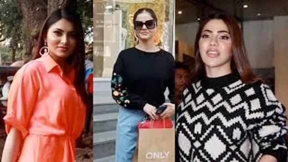 Nikki Tamboli looks stunning in Black; Rubina Dilaik in Casuals; Urvashi Rautela in Pink