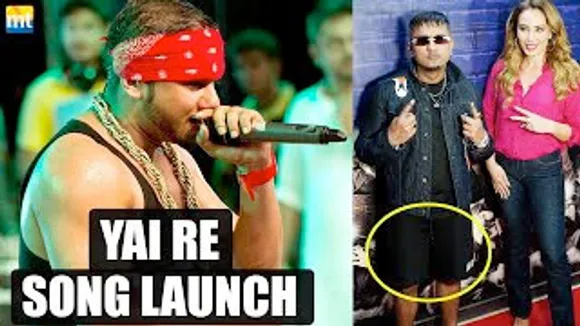 See how Yo Yo Honey Singh Looks now in Short Pants with Iulia Vantur During 'Yai Re' Promotion