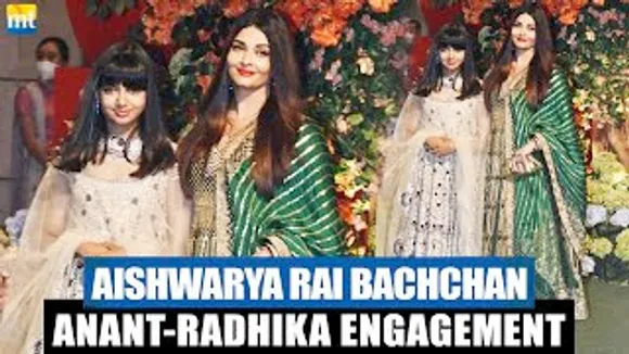 Beautiful Aishwarya Rai Bachchan & Aaradhya Bachchan Arrive for Anant-Radhika Engagement Ceremony