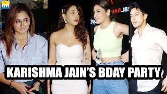 Rashami Desai, Pratik Sehajpal, Surbhi Chandana, Mohit Malik with wife And Others At Karishma Jain's Birthday Bash