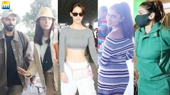 Shehzada Kartik Aaryan; Disha Patani Her Flaunts ABS, Raveena Tandon In Sleepy Mood, Virat Kohli-Anushka Sharma At Airport