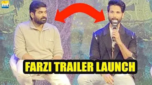 Shahid Kapoor is Privileged to work with Vijay Sethupathi in Farzi - Watch Full Speech