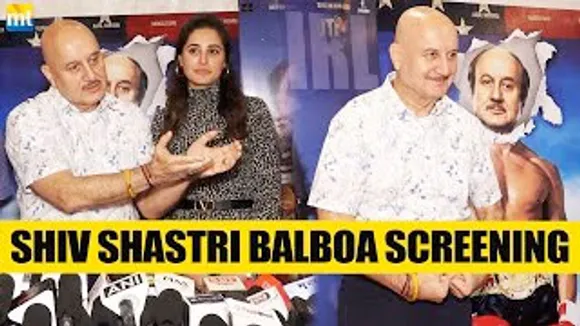 Now Cinema Is Only About CONTENT - Anupam Kher, Nargis Fakhri At Screening of 'Shiv Shastri Balboa'