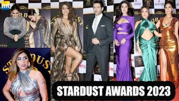 Kartik Aaryan, Bhumi Pednekar, Rekha, Vaani Kapoor, Shriya Saran, Raveena Tandon And Others At Stardust 50th Anniversary Honours