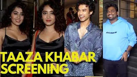 Bhuvan Bam's Taaza Khabar Screening With Babil Khan, Chinky-Minky, Zakir Khan And Others