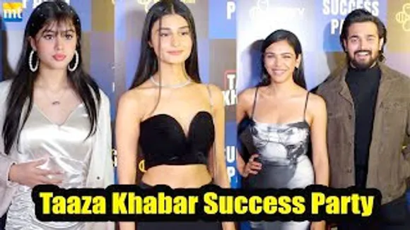 Taaza Khabar Success Party With Bhuvam Bam, Shriya Pilgaonkar, Shilpa Shukla, Riva Arora And Others