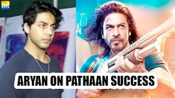 Aryan Khan looks Happy after Father Shah Rukh Khan's movie Pathaan's success With Others At 'Almost Pyaar With DJ Mohabbat' Screening