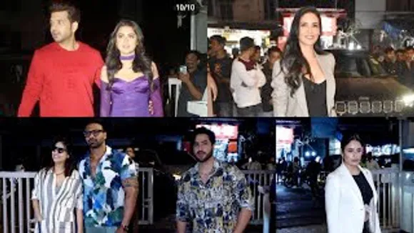 Karan Kundrra, Tejasswi Prakash, Esha Gupta, Jasmin Bhasin, Aly Goni, Divya Agarwal with her 3rd BF And Yuvika Chaudhary Spotted In The City