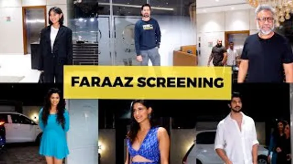 Aahana Kumra, Sayani Gupta, Anubhav Sinha, Sumeet Vyas, Sayami Kher, Pavail Gulati And Others At Faraaz Screening