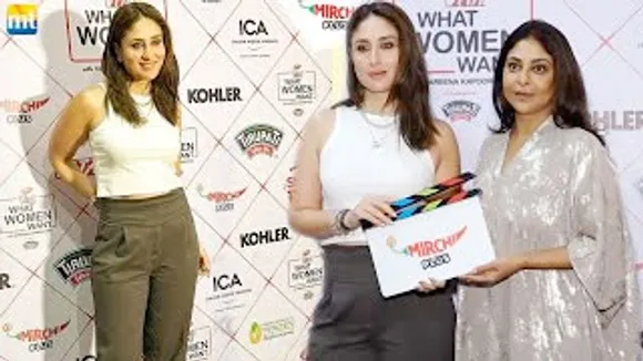 Kareena Kapoor looks elegant in her Comfy style at What Women Want Mirchi Plus With Shefali Shah