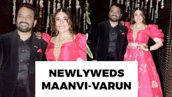 FIRST APPEARANCE of Newly Married Maanvi Gagroo & Kumar Varun After Wedding