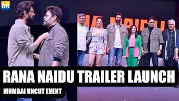 Dashing & Killer Venkatesh, Rana Daggubati, Surveen Chawla At Rana Naidu Trailer Launch - UNCUT Video