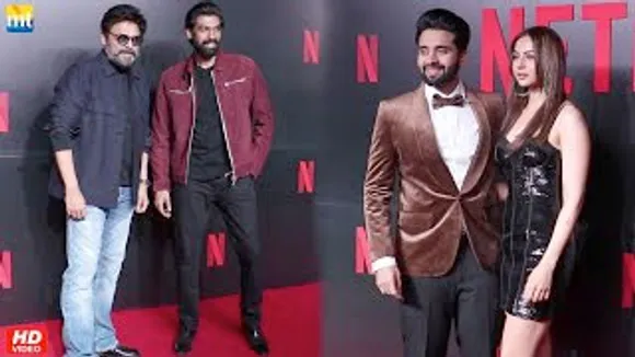 Rana Naidu Duo Rana Daggubati-Venkatesh, Couple Jackky Bhagnani-Rakul Preet at Netflix Networking Party