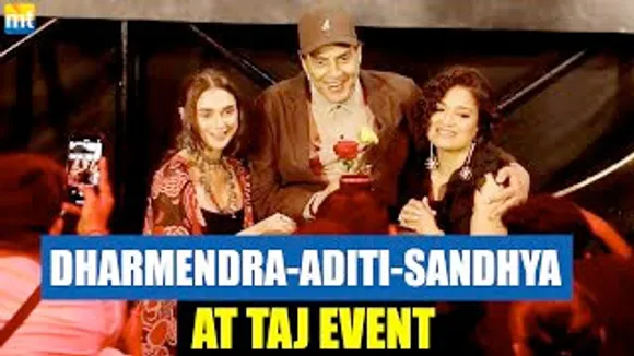 LEGENDARY Dharmendra, Aditi Rao Hydari, Aashim Gulati, Taaha Shah & Sandhya Mridul at Taj event