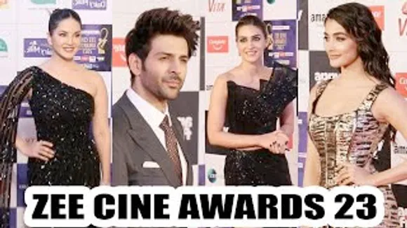 Sunny Leone, Kriti Sanon, Pooja Hegde, Kartik Aaryan And Others At Zee Cine Awards 2023