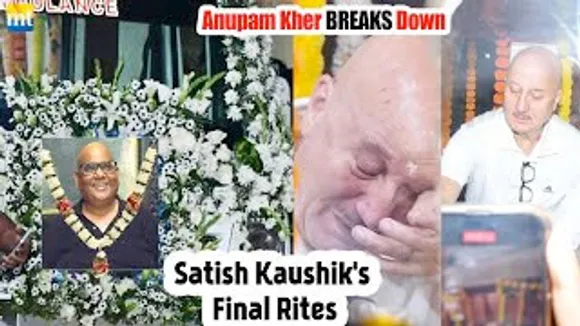 45 Years of Friendship-Anupam Kher breaks down taking Satish Kaushik to the crematorium