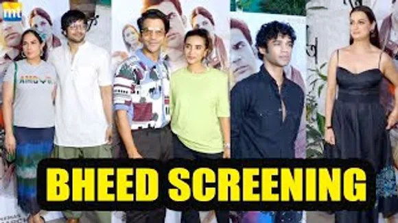 Rajkummar Rao, Babil Khan, Richa Chadha, Dia Mirza, Kunal Kemmu And Others At BHEED Screening