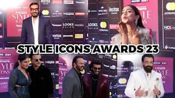 Ajay Devgn, Shriya Saran, Anil Kapoor, Bobby Deol, Raveena Tandon, Anil Kappor At Bollywood Hungama Style Icons 2023 Awards