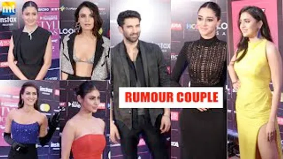 Rumoured Couple Ananya Panday-Aditya Roy Kapur, Tejasswi Prakash, Kriti Sanon, Varun Dhawan And Others At Bollywood Hungama Style Icons 2023 Awards