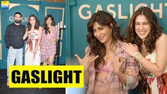 Sara Ali Khan & Chitrangda Singh look beautiful With Vikrant Massey in black jacket At Gaslight Event