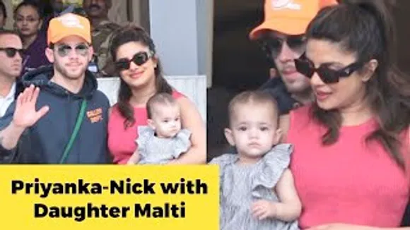 Priyanka Chopra's daughter makes her debut Malti Marie Touches down Mumma's Land with Dad Nick Jonas